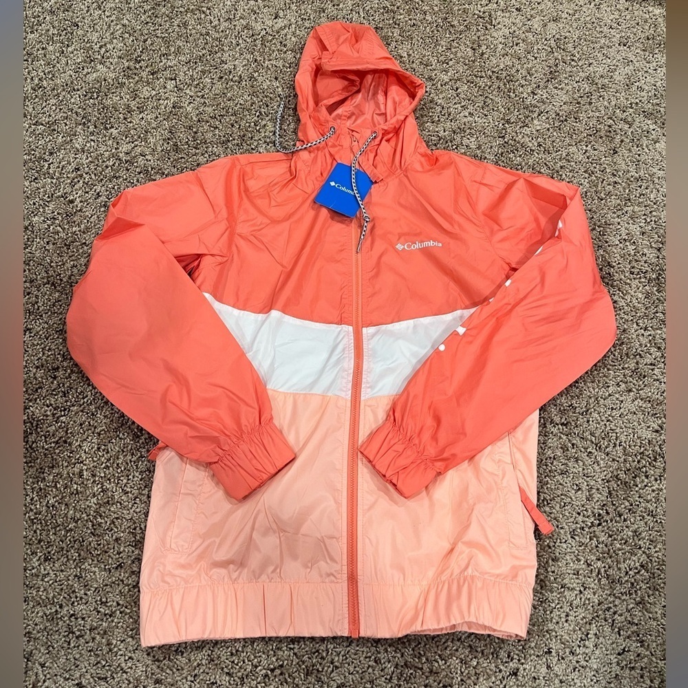 Columbia Womens Sandy Sail Colorblock Windbreaker - Picture 2 of 8
